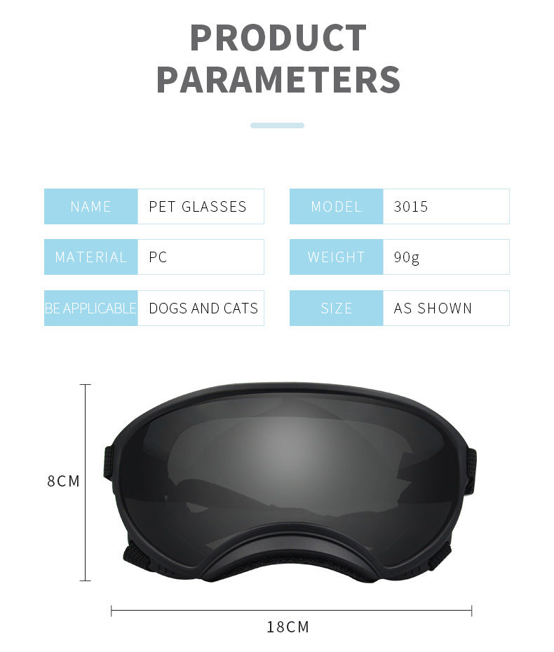 Windproof Ski Goggles for Dogs